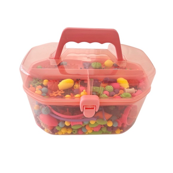 Biranco Kids Pop Beads Jewelry Set - Pink and Multicolor - Picture 6 of 6